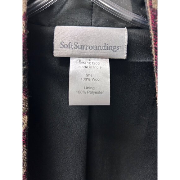 Soft Surroundings Womens Multi-Color Embroidered Open Front Kimono Jacket - Picture 5 of 8